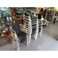 SILLA EXTERIOR ALUMINIO