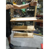 ESTANTERIA COLGANTE MADERA CUERDA 60 CM