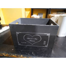 CAJA DECORATIVA GRIS