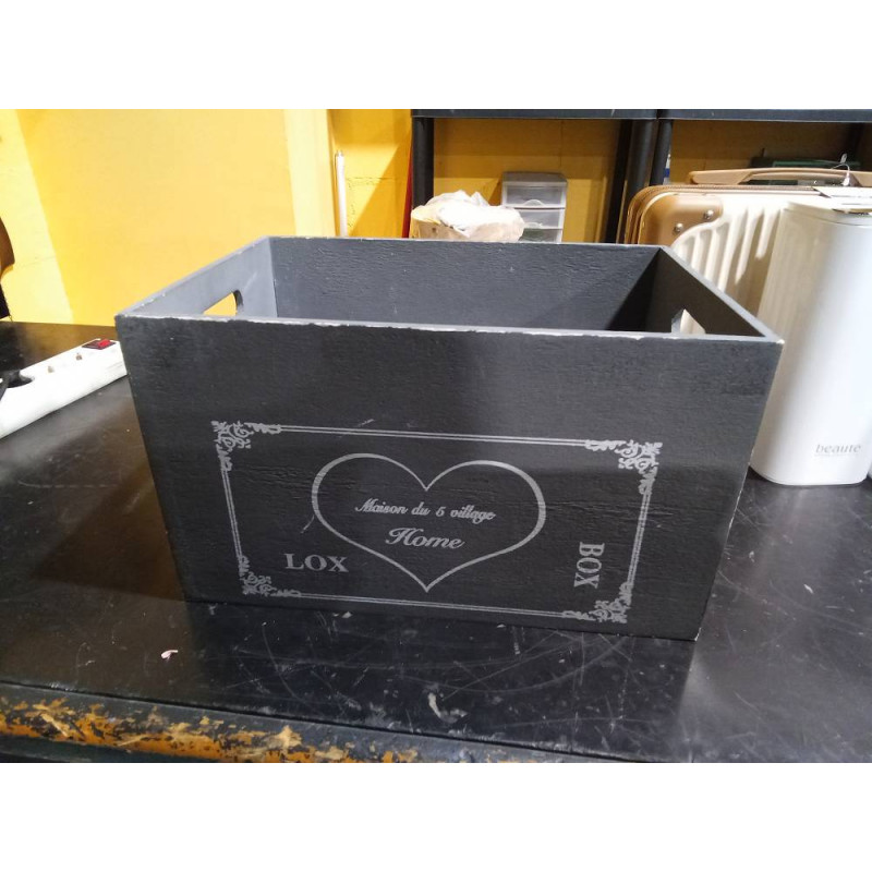 CAJA DECORATIVA GRIS