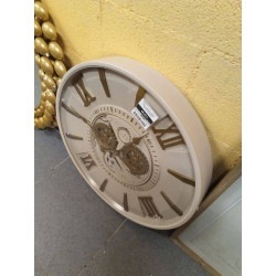 RELOJ PARED HIERRO CRISTAL...