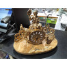 RELOJ BRONCE Y MARMOL 