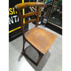 SILLA MADERA CURVADA AÑOS 50