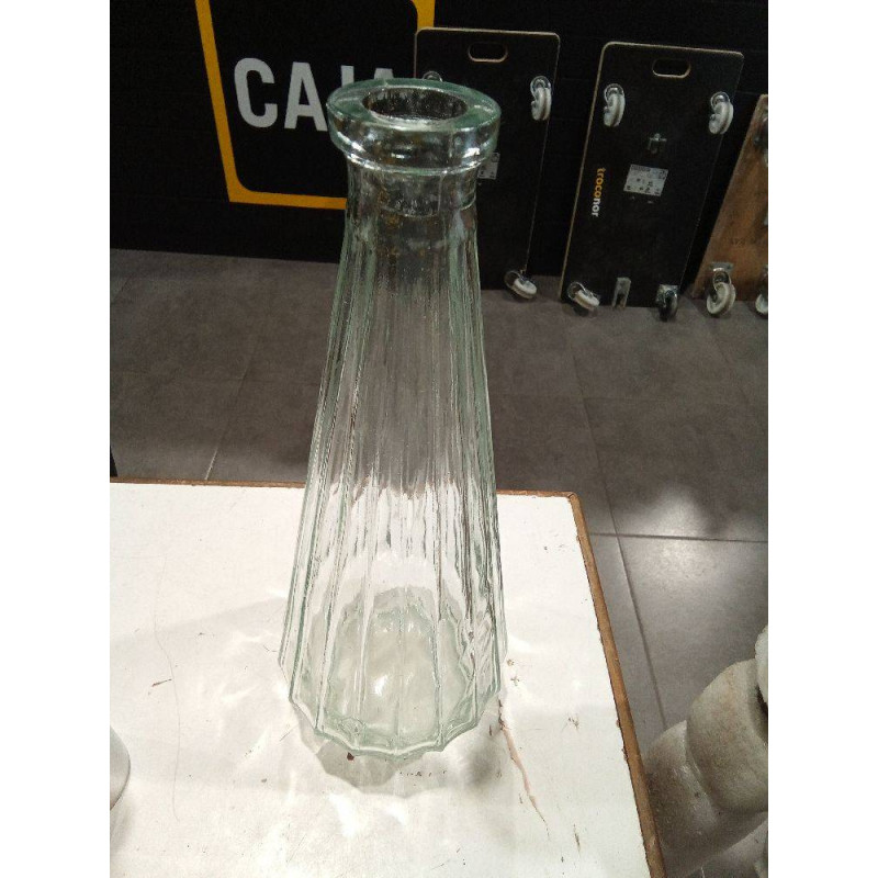 BOTELLA CRISTAL ESTRIADA