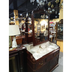 MUEBLE LAVABO ANTIGUO TRATADO CON GARANTIA