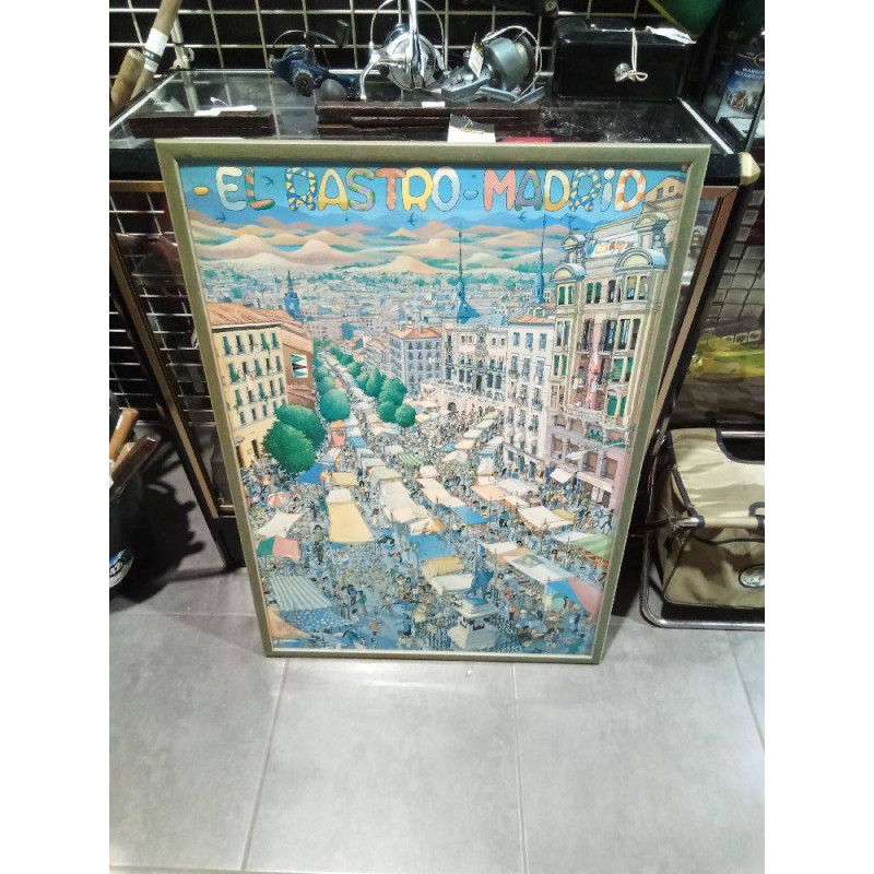 CUADRO RASTRO MADRID