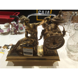 RELOJ BRONCE SOBREMESA DAMA