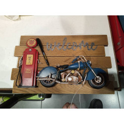 ADORNO DE PARED MOTO Y...
