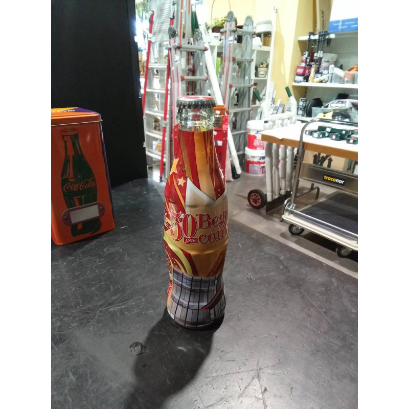 BOTELLA COCA COLA 50 ANIVERSARIO BEGANO