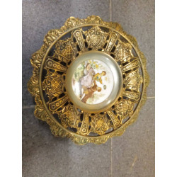 PLATO DECORATIVO BRONCE...