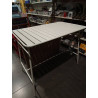 MESA DE EXTERIOR BLANCA 80X130 ESTADO NUEVO
