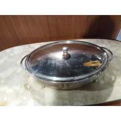 FUENTE CON TAPA SILVER PLATED