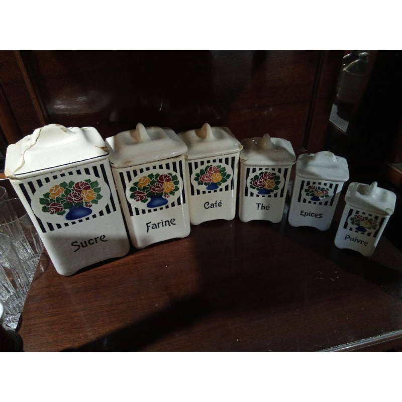 JUEGO 6 BOTES COCINA