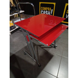 MESA CRISTAL TEMPLADO ROJA 