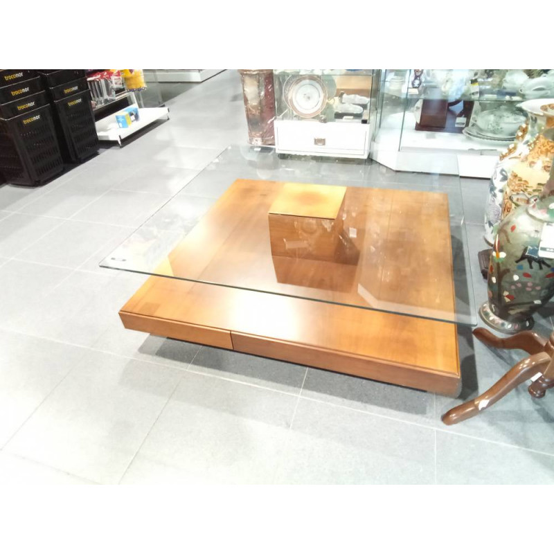 MESA CENTRO CON CAJONES