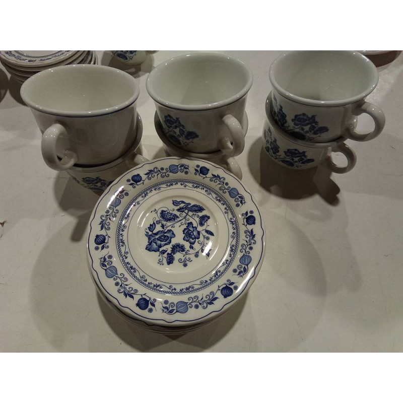 JGO. TAZAS DESAYUNO QUADRIFOGLIO 6 SERV.