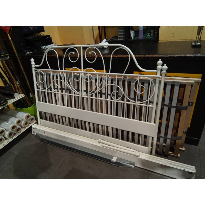 CAMA METALICA CON SOMIER 160X200
