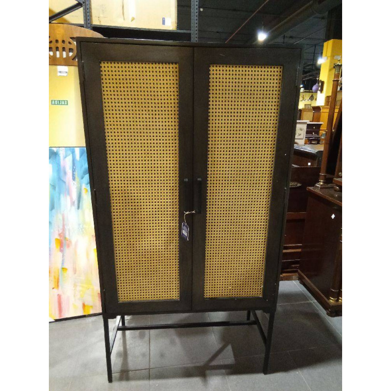 APARADOR MANGO RATAN 85X40X162.5 MARRON