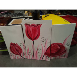 TRIPTICO TULIPANES
