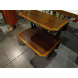 MESA AUX. MADERA DOBLE ALA