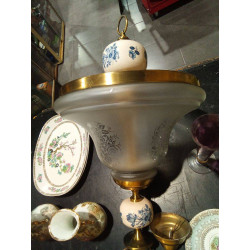 LAMPARA CRISTAL CERÁMICA 