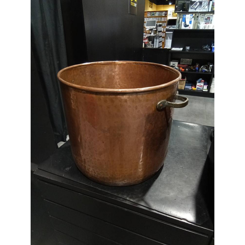 OLLA COBRE MARTILLADA 34X30