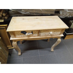 CONSOLA MANGO 92X42X81 NATURAL