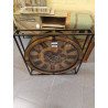 RELOJ PARED HIERRO 72X10X72 NEGRO