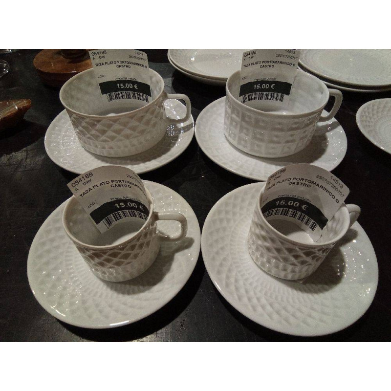 TAZA PLATO PORTOMARINICO O CASTRO