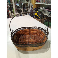 CESTA CON METAL
