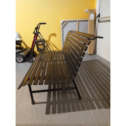 BANCO METALICO DE JARDIN 120CM