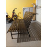 BANCO METALICO DE JARDIN 120CM
