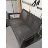CONJUNTO DE EXTERIOR ALLIBERT ,TRISILLO +2SILLONES+MESA CENTRO