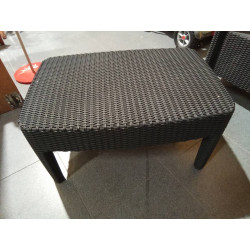 CONJUNTO DE EXTERIOR ALLIBERT ,TRISILLO +2SILLONES+MESA CENTRO