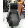 SOFA ELEVADOR Y REPOSO NEGRO