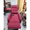 SOFA ELECTRICO ELEVADOR, RELAX Y MASAJE COLOR BURDEOS