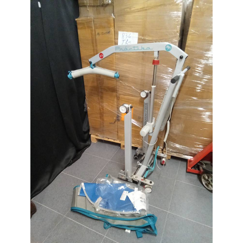 GRUA CON ARNESES PRACTICA TARA DE 150KG