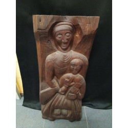 TALLA MADERA VIRGEN CAMBRE