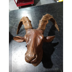CABEZA ANIMAL MADERA
