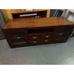 MUEBLE TV RUSTICO 160X55X60