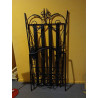 CAMA METALICA NEGRA 90X200