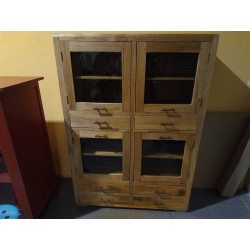 VITRINA COLONIAL MADERA 4...