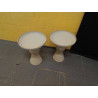 MESITA AUXILIAR MEATAL MADERA 41X41X52