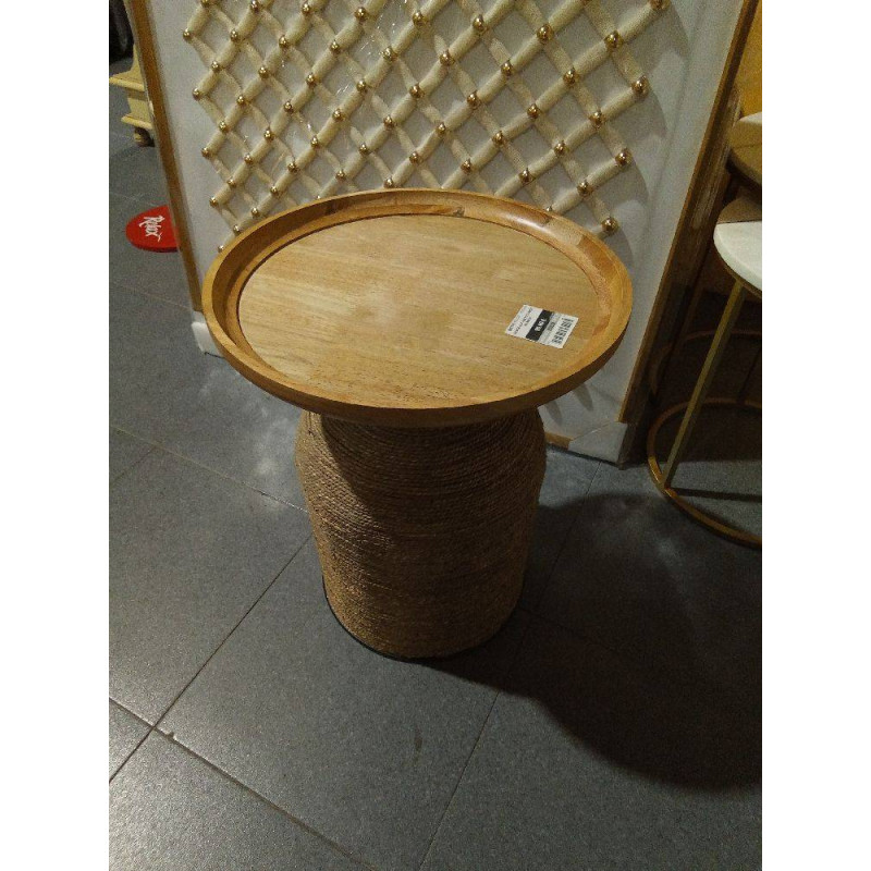 MESITA AUX ABETO CUERDA 44X44X56