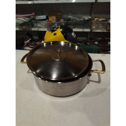 POTA ACERO 30 CM