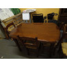 MESA 140/190/240X 90 CON 4 SILLAS 