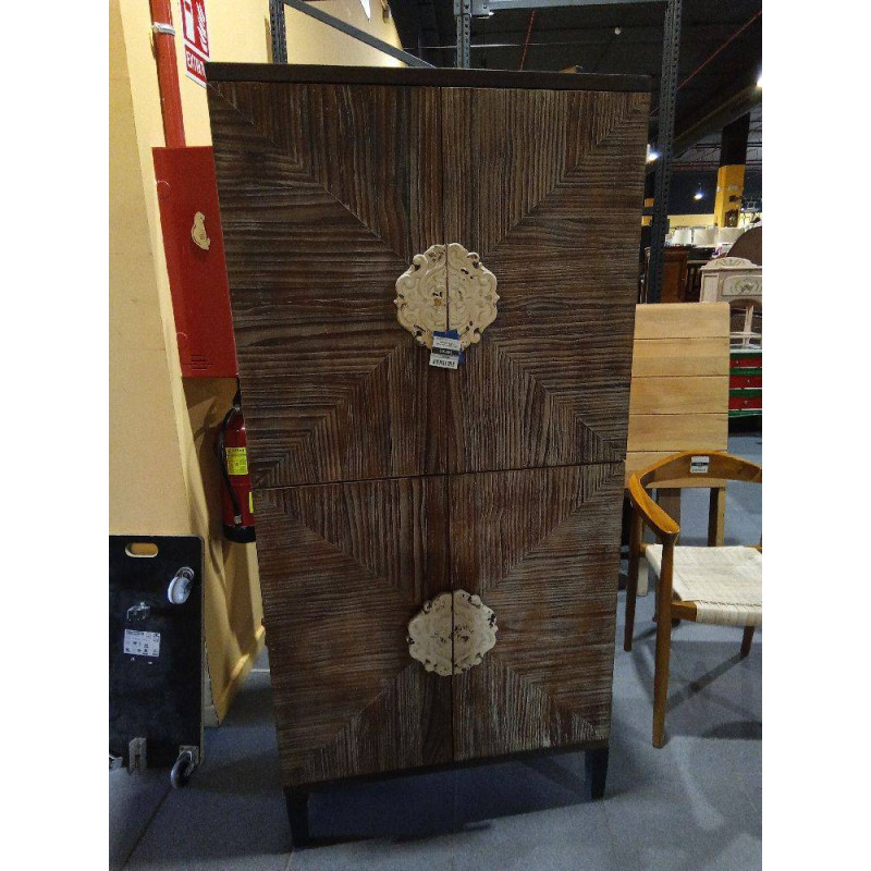 ARMARIO ABETO ENVEJECIDO 86X41X181