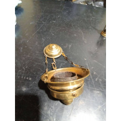 INCENSARIO ANTIGUO DE LATON