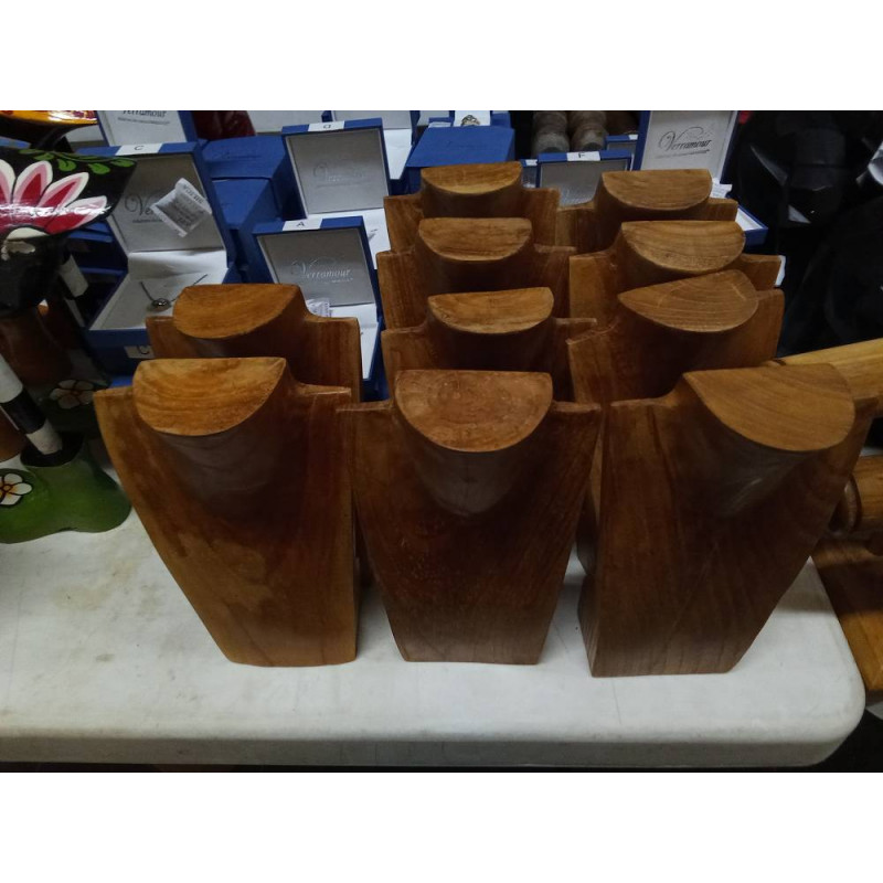 BUSTO MADERA 25CM