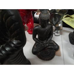 BUDA SENTADO PORTAVELAS 30 CM